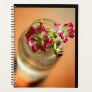 Magenta Flowers Planner