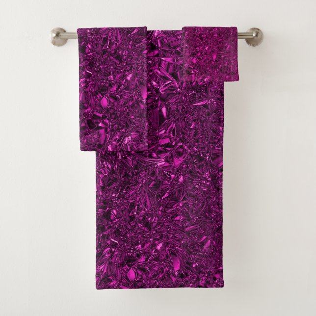 Magenta foulé de luxe personnalisé (En situation)