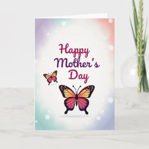 Magenta Insect Mothers Day Card