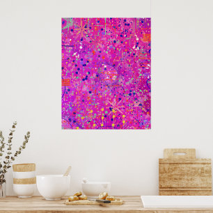 Magenta Jubilee Abstract Print