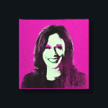 Magenta Kamala Harris Pop Art Canvas Print<br><div class="desc">Political Pop Art Gear and Political Gifts from PolitiClothes.com & PolitiCardz.com Find the Most Unique Election and Political Gifts Including: Political T-shirts, Political Bumper Stickers, Political Buttons, Political Posters, Political Pins, Political Cards, Political Mugs, Political Posters, Political Signs and More! Political Art & Gear: http://www.PolitiClothes.com Political Cards & Gifts: http://www.PolitiCardz.com...</div>