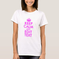 Magenta Keep Calm and Edit Text