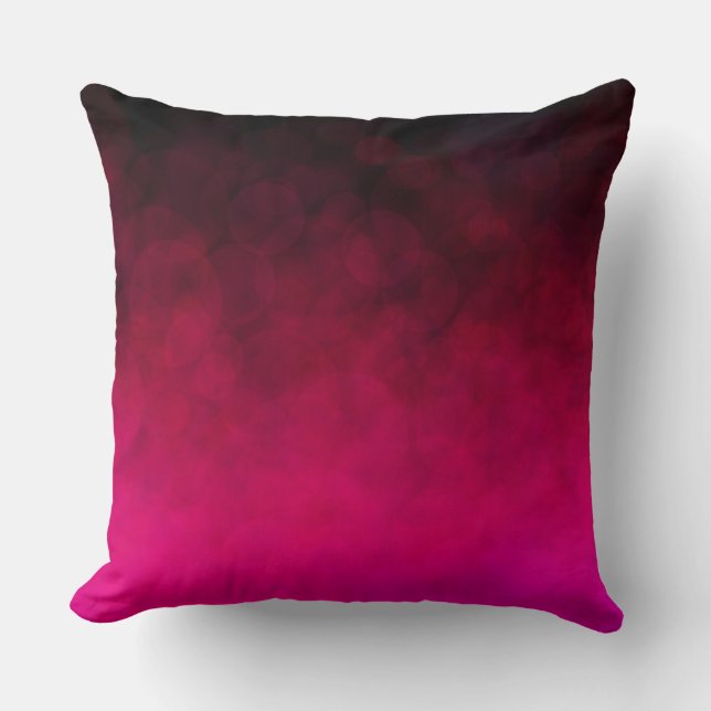 Magenta Luminescence - Throw Pillow (Front)