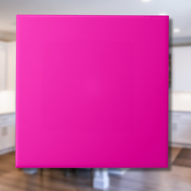 Magenta Madness Solid Colour | Classic Elegant Tile (Creator Uploaded)