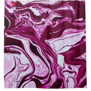 Magenta Marble Texture: Abstract Fluid Art