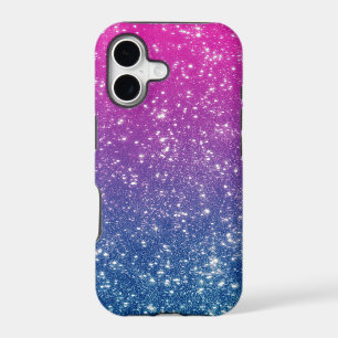 Magenta Ombre Glitter