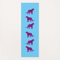 Magenta Panthers Pop Art