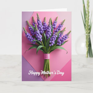 Magenta Pink Mothers Day Card
