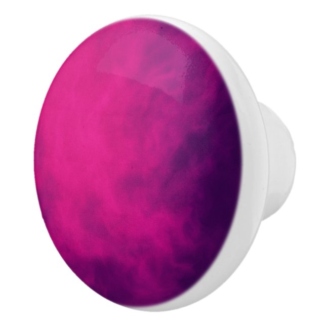 Magenta Purple Ceramic Pull – Customizable (Right)