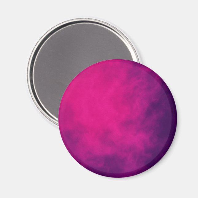 Magenta Purple Magnet personnalisé (Recto/Verso)
