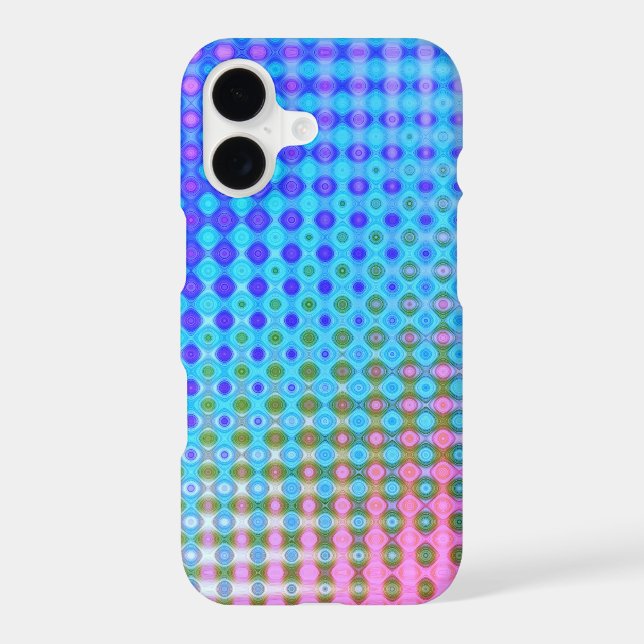 Magenta Purple Pink Blue Pattern (Back)