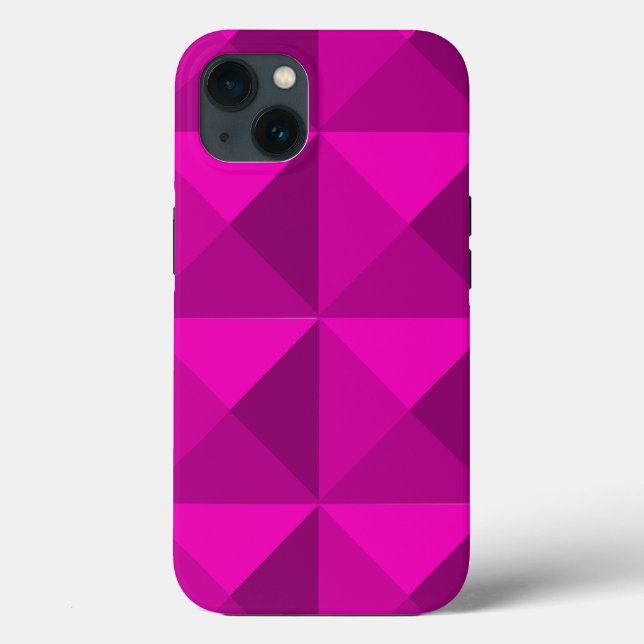 Magenta Pyramids  Case-Mate iPhone Case (Back)