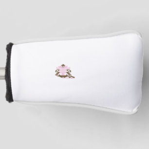 Magenta-Red, Yellowish Orange  decorative Golf Head Cover