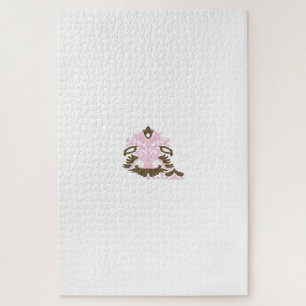 Magenta-Red, Yellowish Orange  decorative Jigsaw Puzzle