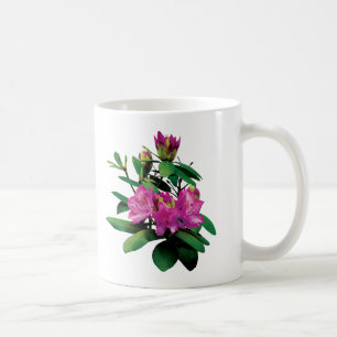 Magenta Rhododendronswith Buds Coffee Mug