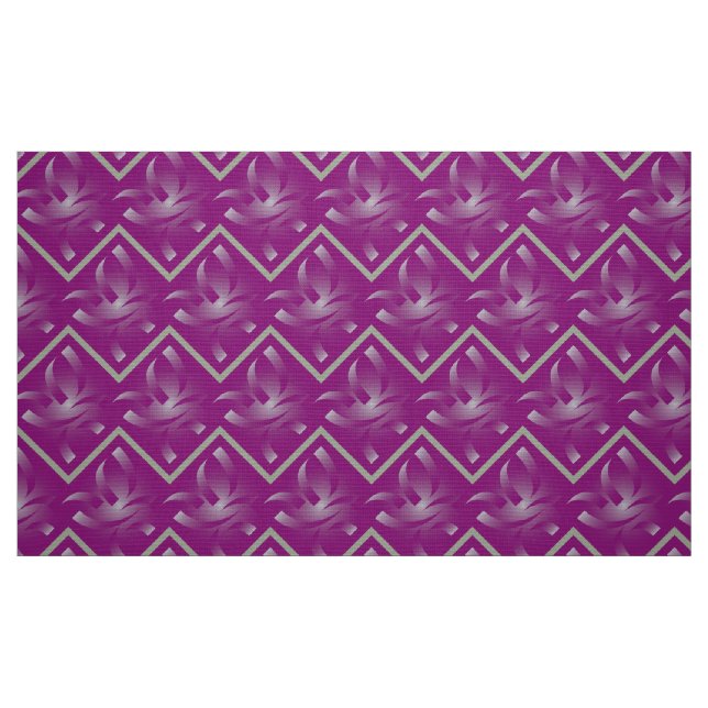 Magenta ribbons fabric (Fat Quarter)