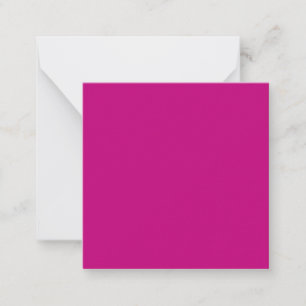 Magenta (solid colour) card