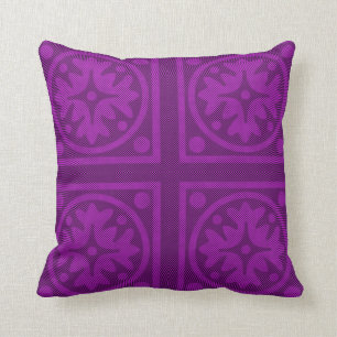 Magenta Solid Colour Pillow Design