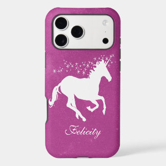 Magenta Unicorn Personalized Case-Mate iPhone Case