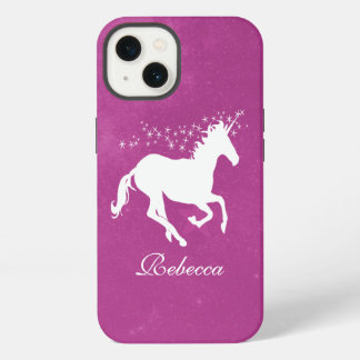 Magenta Unicorn Personalized Case-Mate iPhone Case