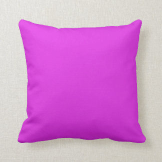 Magenta Violet Bright Purple Colour Background Throw Pillow