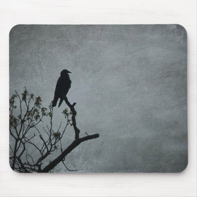 Magestic Crow Mouse Pad (Front)