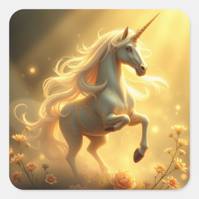 Magestic Unicorn Stickers (Front)