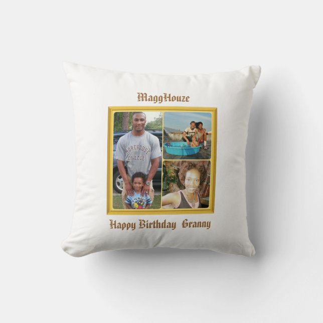 MaggHouze Birthday Pillow (Front)