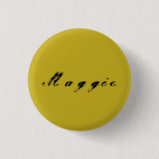 Maggie from Orphan Black calligraphy 1 Inch Round Button