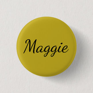 Maggie from Orphan Black name of character script 1 Inch Round Button