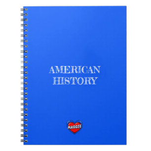 Maggie Heart Blue Notebook