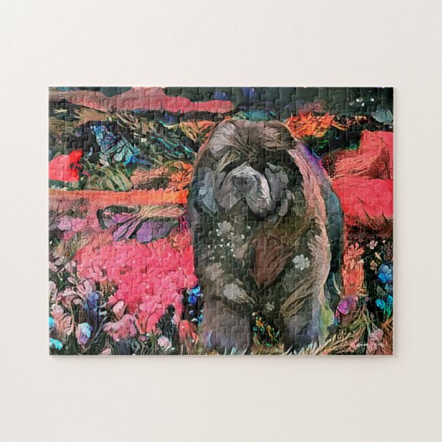 Maggie le noir Chow Jigsaw Puzzle Puzzle. Choisir  (Horizontal)