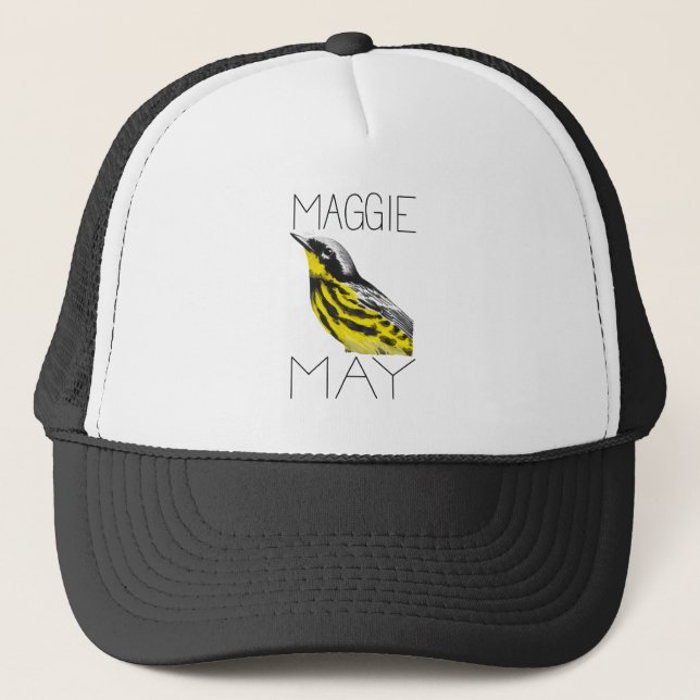 Maggie May (Magnolia Warbler) Trucker Hat (Front)