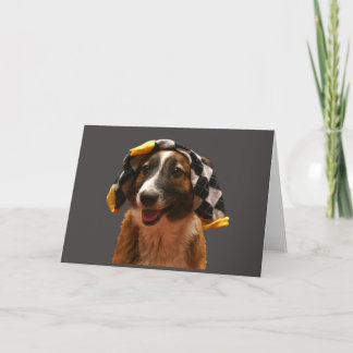 Maggie Sock-Head greeting card (blank inside)
