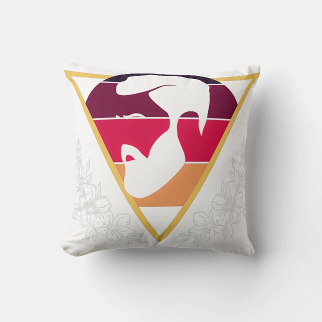 maggigump9 throw pillow (Front)