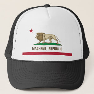 Maghreb Republic Lion Flag Berber Pride Trucker Hat