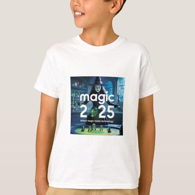 Magic 2025: The Fusion of Technology and Magic T-Shirt (Front)