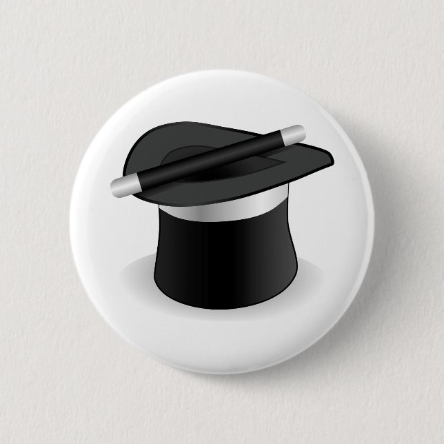 magic 2 inch round button (Front)