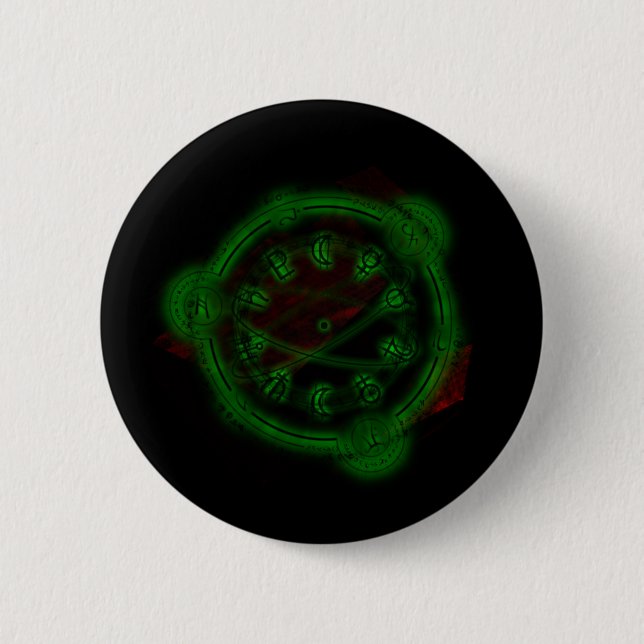 magic 2 inch round button (Front)
