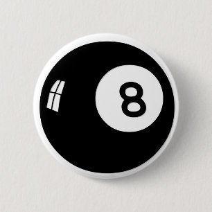 Magic 8 Ball 2 Inch Round Button