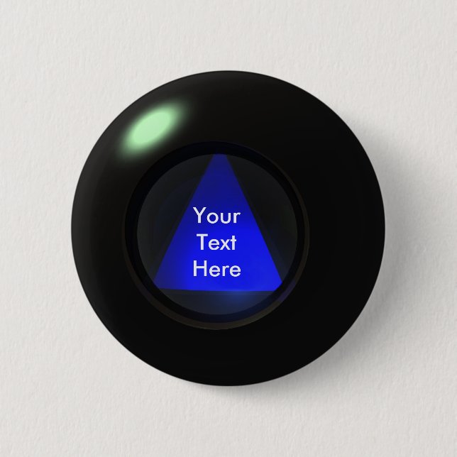 Magic 8 ball button (Front)