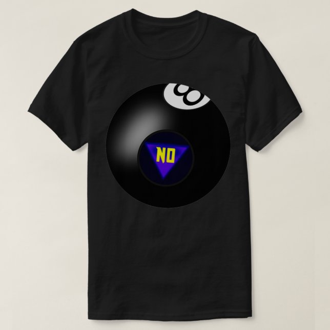 Magic 8 Ball predicts T-Shirt (Design Front)
