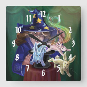 Magic Act Square Wall Clock