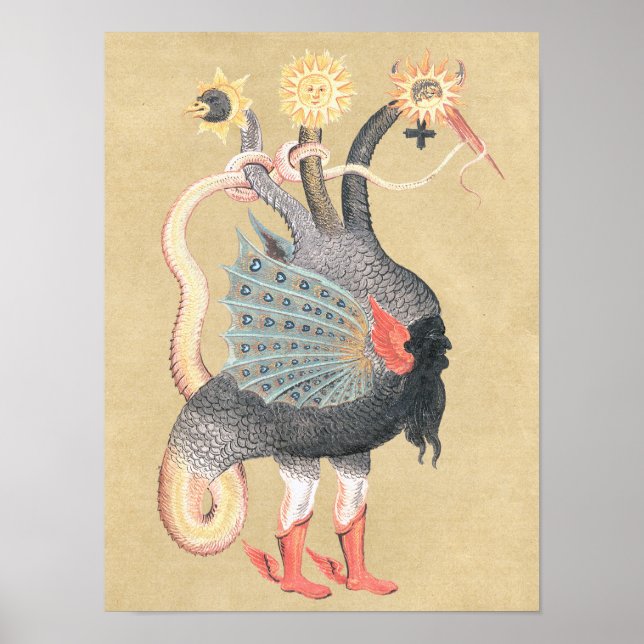 Magic Alchemy Dragon Colour Poster (Front)