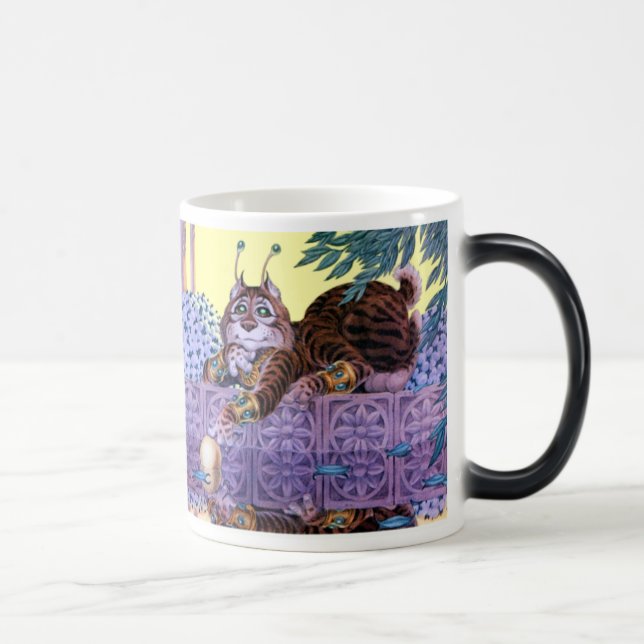 Magic Alien Kitty Morphing Mug (Droite)