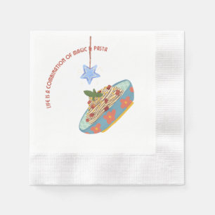 Magic and Pasta Napkin