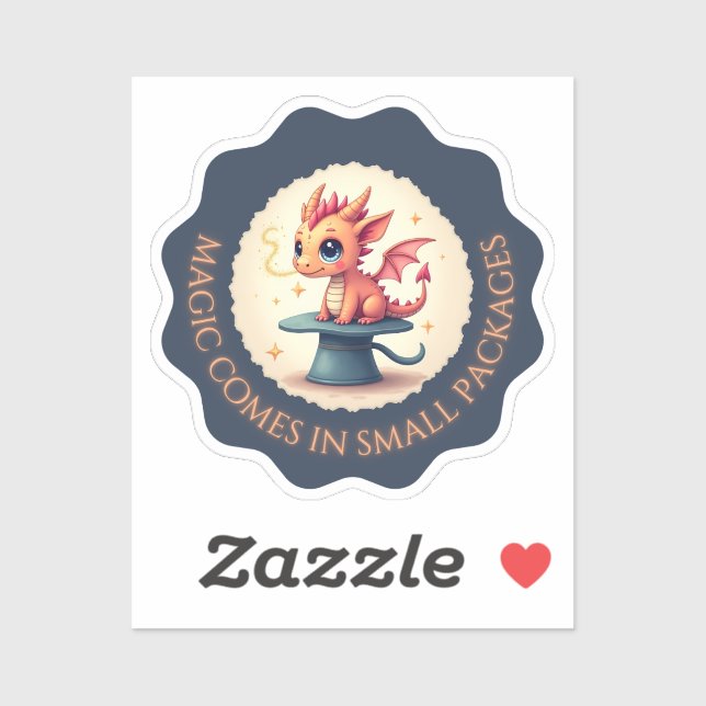 Magic arrive en petits paquets - Sticker Dragon (Feuille)