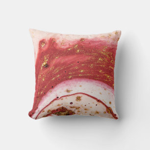 Magic artwork. Fantastic coral colors. Natural lux Throw Pillow