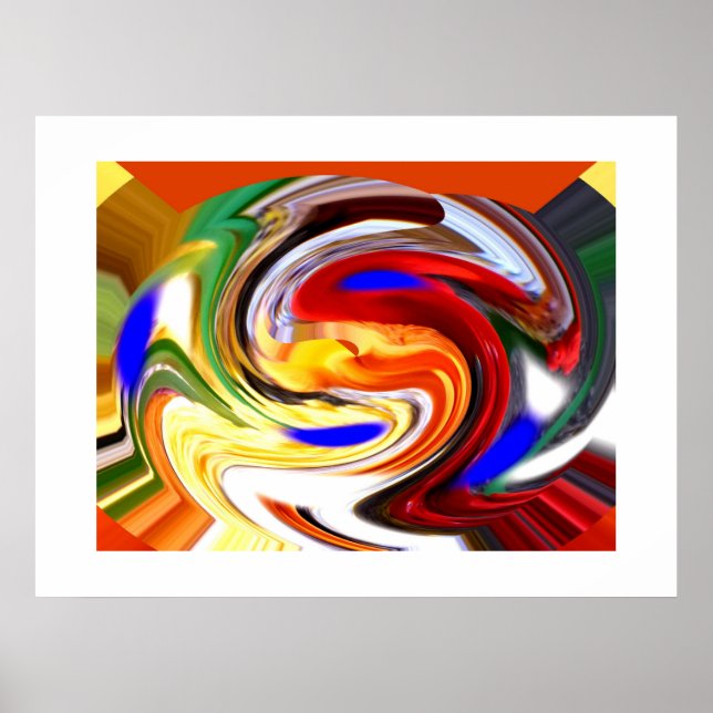 Magic Ball art Poster (Front)