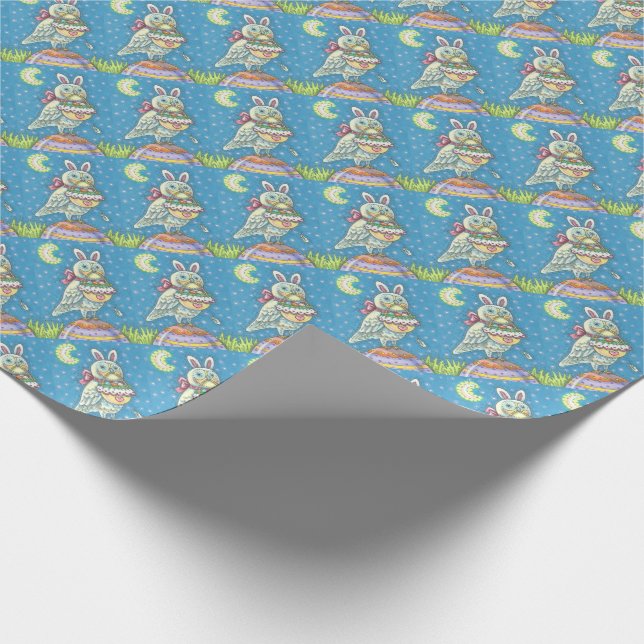 MAGIC BARN OWL, EASTER EGG BASKET WRAPPING PAPER (Corner)